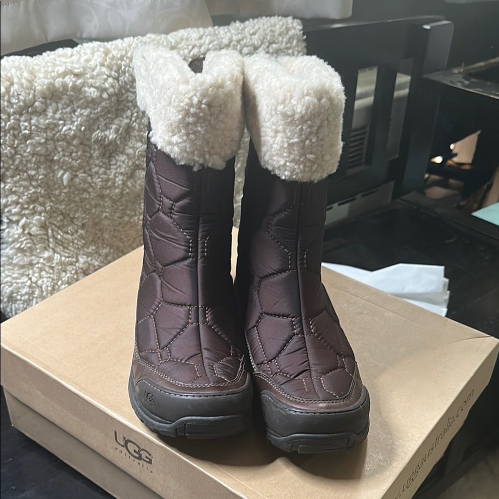 UGG Meridian Vibram Women's Brown Winter Boots